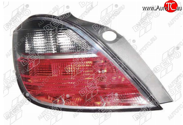 6 849 р. Левый фонарь задний DEPO Opel Astra H хэтчбек 5дв рестайлинг (2007-2015)  с доставкой в г. Вологда