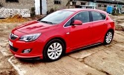 5 249 р. Пороги накладки Sport Opel Astra J хэтчбек 5 дв. дорестайлинг (2009-2012) (Неокрашенные)  с доставкой в г. Вологда. Увеличить фотографию 3