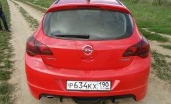 3 899 р. Накладка Sport на задний бампер Opel Astra J хэтчбек 5 дв. дорестайлинг (2009-2012) (Неокрашенная)  с доставкой в г. Вологда. Увеличить фотографию 3