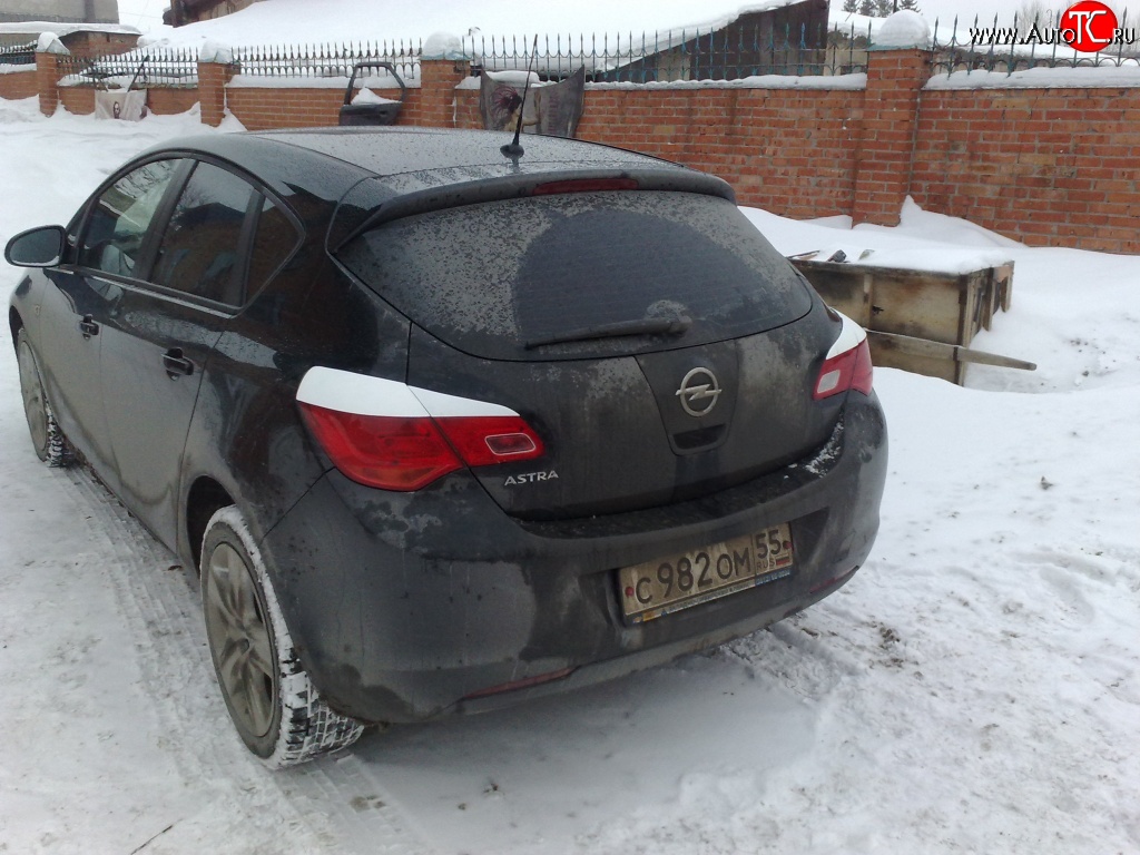 1 859 р. Реснички Sport на фонари Opel Astra J хэтчбек 5 дв. дорестайлинг (2009-2012)  с доставкой в г. Вологда