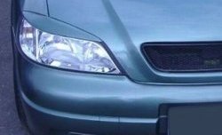 1 649 р. Реснички на фары CT Opel Astra G седан (1998-2005) (Неокрашенные)  с доставкой в г. Вологда. Увеличить фотографию 2