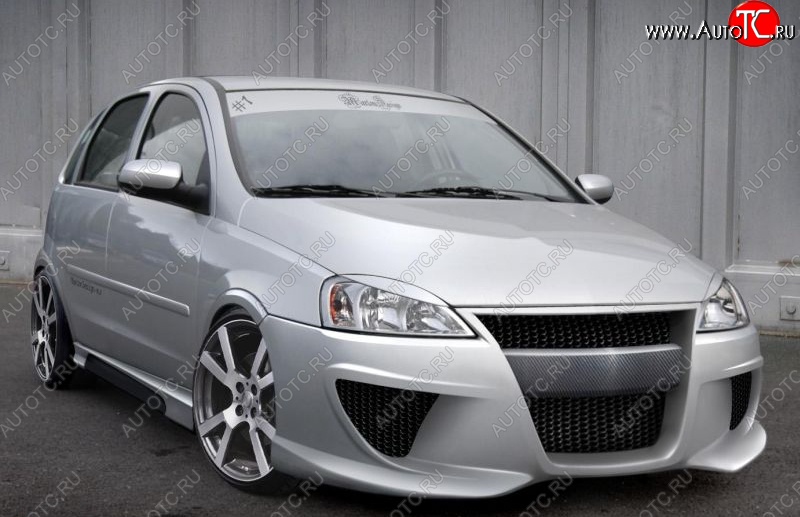 26 899 р. Передний бампер EVO Opel Corsa C (2000-2006)  с доставкой в г. Вологда