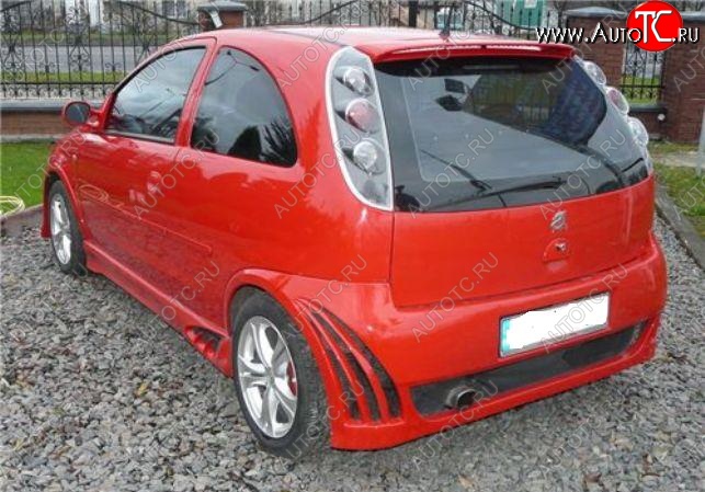 22 899 р. Задний бампер D.J. Opel Corsa C (2000-2006)  с доставкой в г. Вологда