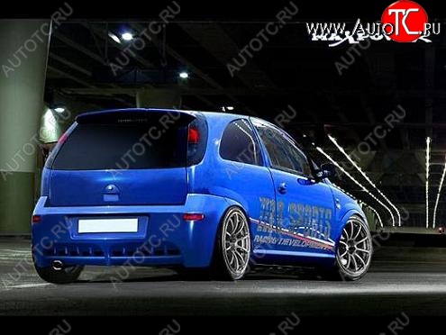 23 969 р. Задний бампер EVO Opel Corsa C (2000-2006)  с доставкой в г. Вологда