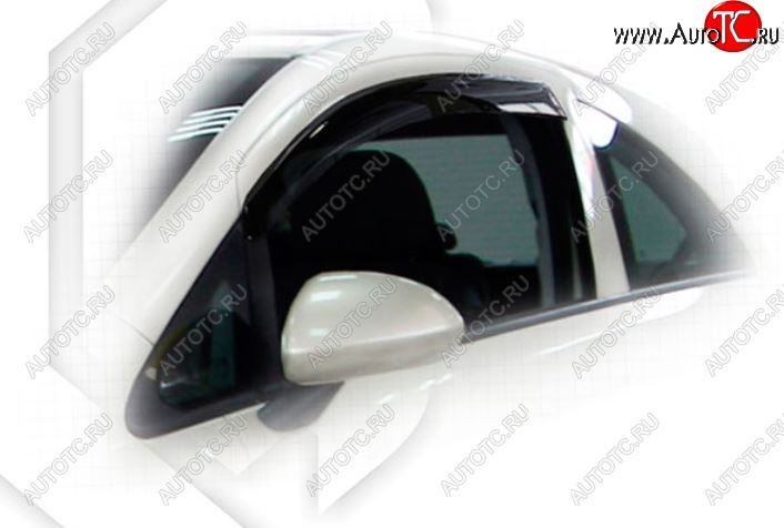 1 999 р. Дефлектора окон CA-Plastic Opel Corsa D  2-ой рестайлинг, хэтчбэк 5 дв. (2011-2014) (Classic полупрозрачный)  с доставкой в г. Вологда
