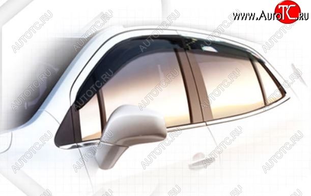 1 999 р. Дефлектора окон CA-Plastiс  Opel Mokka (2012-2016)  дорестайлинг (Classic полупрозрачный)  с доставкой в г. Вологда