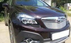 1 539 р. Сетка в решетку радиатора Russtal Opel Mokka  дорестайлинг (2012-2016) (хром)  с доставкой в г. Вологда. Увеличить фотографию 4