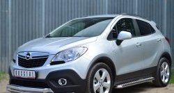 24 649 р. Широкая защита порогов SLITKOFF Opel Mokka  дорестайлинг (2012-2016)  с доставкой в г. Вологда. Увеличить фотографию 4