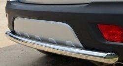 13 449 р. Одинарная защита заднего бампера из трубы диаметром 63 мм SLITKOFF Opel Mokka  дорестайлинг (2012-2016)  с доставкой в г. Вологда. Увеличить фотографию 3