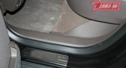 2 114 р. Накладки на внутренние пороги Souz-96 Opel Mokka  дорестайлинг (2012-2016)  с доставкой в г. Вологда. Увеличить фотографию 2