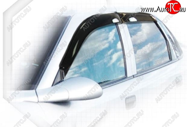 1 999 р. Дефлектора окон CA-Plastiс Opel Vectra B седан дорестайлинг (1995-1999) (Classic полупрозрачный)  с доставкой в г. Вологда