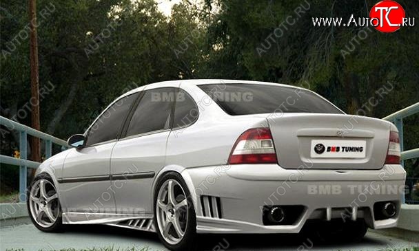 23 969 р. Задний бампер ST1 Opel Vectra B седан дорестайлинг (1995-1999)  с доставкой в г. Вологда