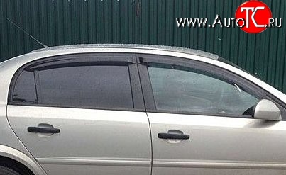 1 059 р. Комплект дефлекторов окон Russtal Opel Vectra C седан рестайлинг (2005-2008)  с доставкой в г. Вологда