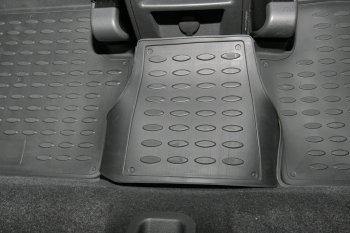 2 499 р. Комплект ковриков салона Element (полиуретан) Opel Zafira В дорестайлинг (2005-2008) (Черные)  с доставкой в г. Вологда. Увеличить фотографию 3