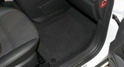 5 999 р. Комплект ковриков в салон (текстиль, чёрные) Element Opel Zafira В рестайлинг (2007-2015) (Чёрные)  с доставкой в г. Вологда. Увеличить фотографию 4