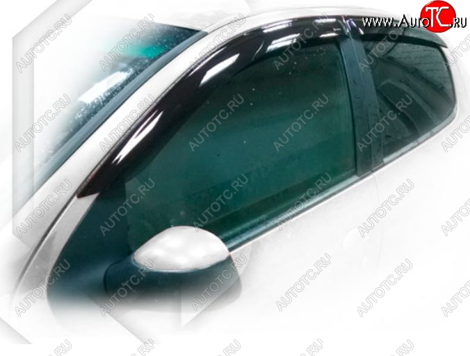 1 999 р. Дефлектора окон CA-Plastic Peugeot 206 хэтчбэк 5 дв. 2AC дорестайлинг (1998-2003) (Classic полупрозрачный)  с доставкой в г. Вологда