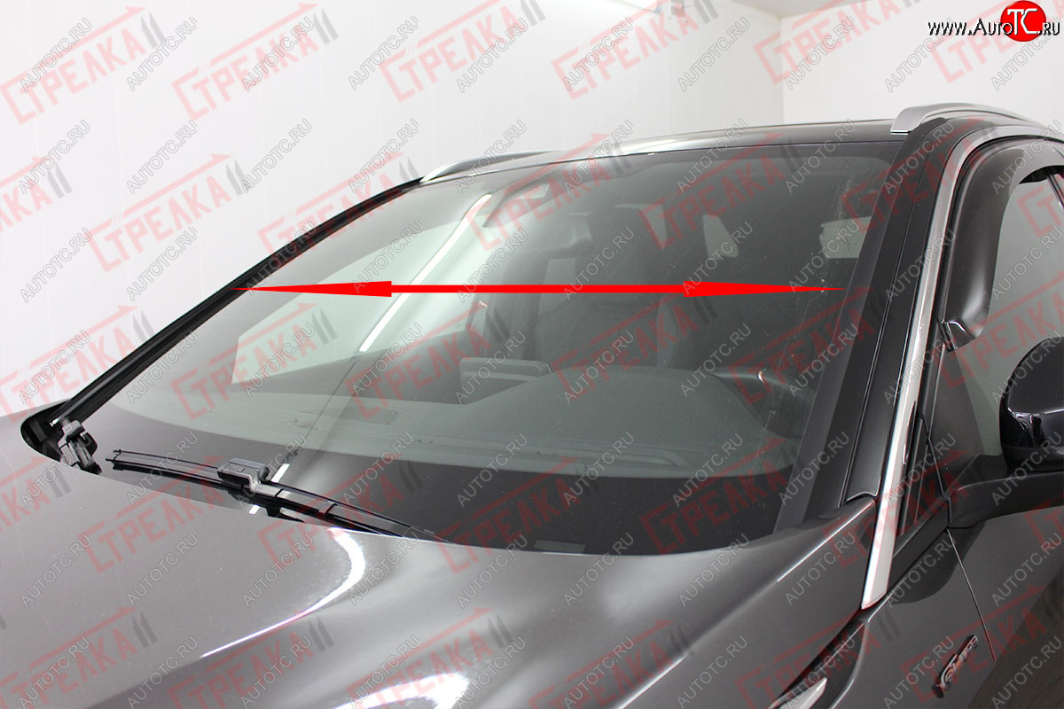 1 699 р. Водостоки (дефлектора) лобового стекла Стрелка 11  Peugeot 3008  2 (2016-2025)  с доставкой в г. Вологда