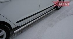12 329 р. Защита порогов Souz-96 (d60) Peugeot 3008 рестайлинг (2013-2017)  с доставкой в г. Вологда. Увеличить фотографию 2