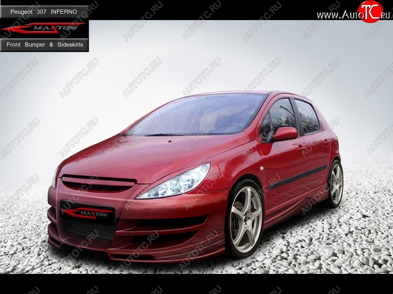 27 699 р. Передний бампер Inferno Peugeot 307 универсал дорестайлинг (2001-2005)  с доставкой в г. Вологда