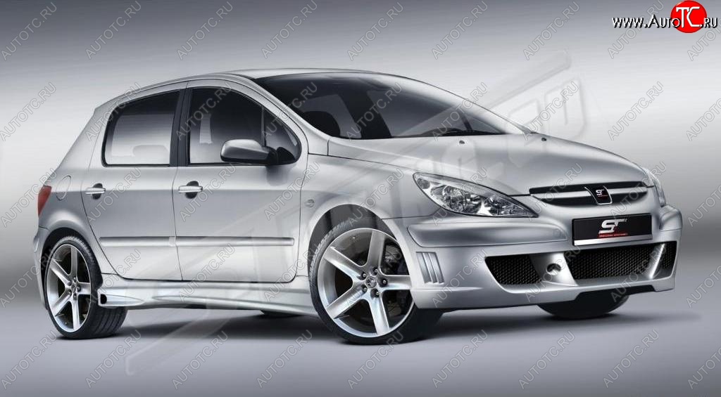 26 599 р. Передний бампер ST Peugeot 307 универсал дорестайлинг (2001-2005)  с доставкой в г. Вологда