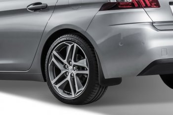 4 799 р. Брызговики Frosch (optimum) Peugeot 308 T9 хэтчбек 5 дв. дорестайлинг (2013-2018) (Задние)  с доставкой в г. Вологда. Увеличить фотографию 2