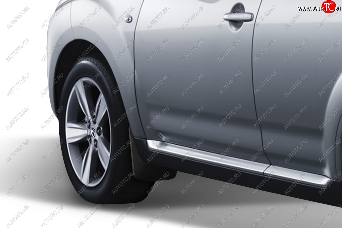4 799 р. Передние брызговики Frosch Peugeot 4007 (2007-2012)  с доставкой в г. Вологда