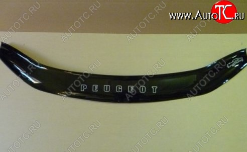 999 р. Дефлектор капота (рестайлинг) Russtal Peugeot 406 8B седан дорестайлинг (1995-1999)  с доставкой в г. Вологда