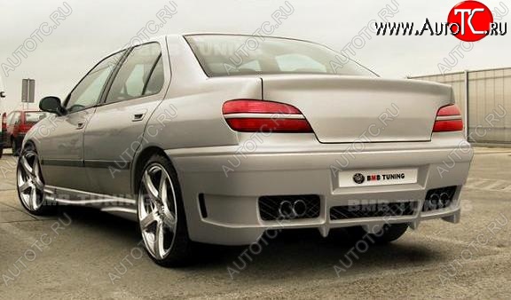 23 969 р. Задний бампер В2 Peugeot 406 8B седан рестайлинг (1999-2004)  с доставкой в г. Вологда