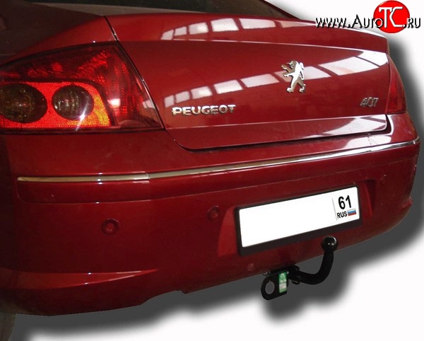 5 299 р. Фаркоп Лидер Плюс Peugeot 407 седан (2004-2010) (Без электропакета)  с доставкой в г. Вологда