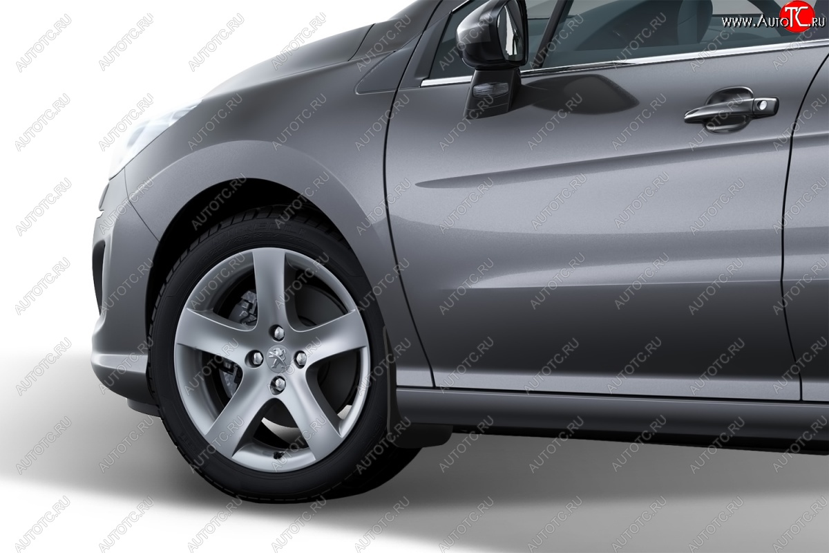 4 799 р. Передние брызговики Frosch Peugeot 408  дорестайлинг (2010-2017)  с доставкой в г. Вологда