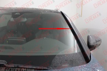 1 699 р. Водостоки (дефлектора) лобового стекла Стрелка 11  Peugeot 5008  T87 (2017-2025) дорестайлинг, рестайлинг  с доставкой в г. Вологда. Увеличить фотографию 2
