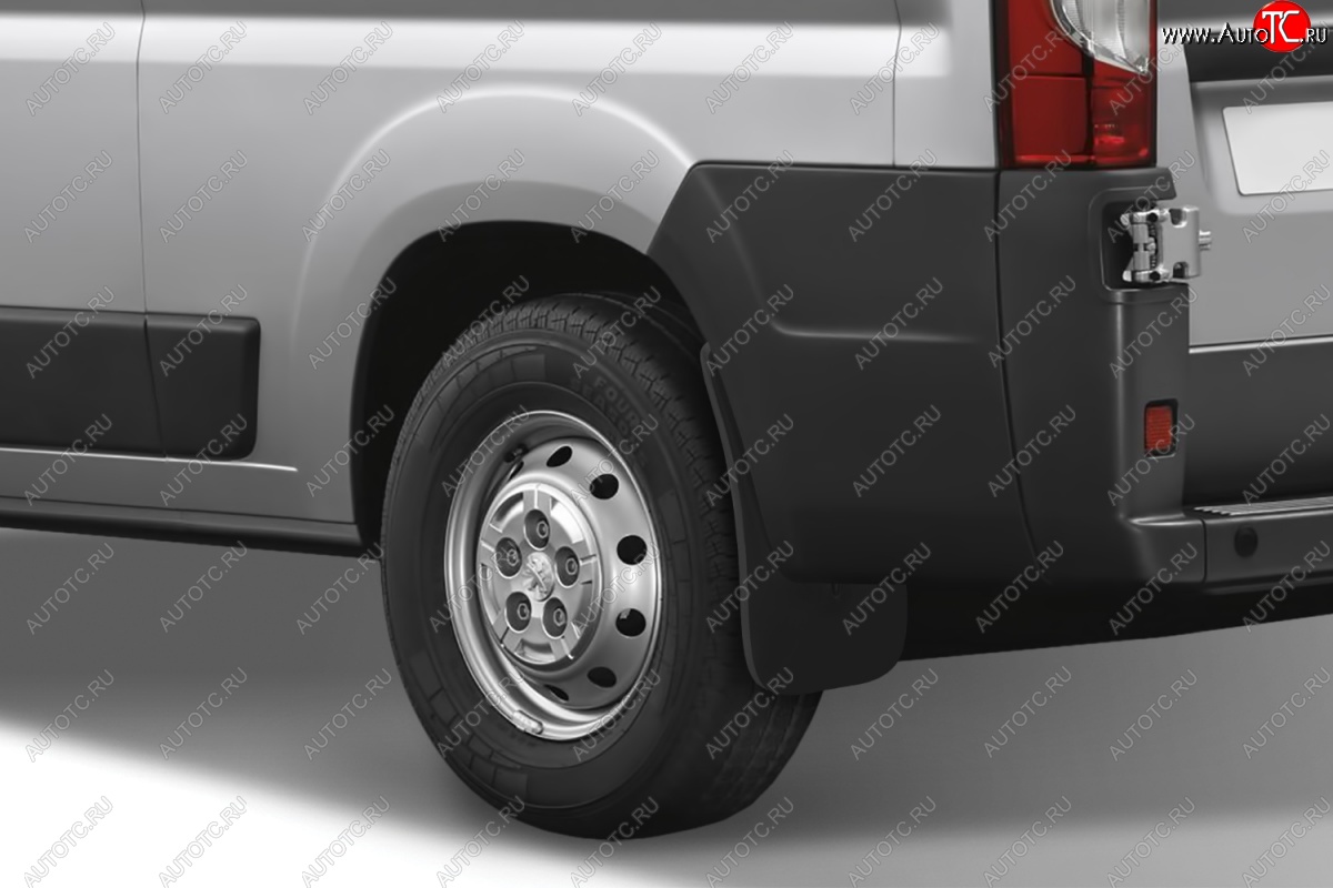4 799 р. Брызговики Frosch Peugeot Boxer 250 (2006-2014) (Задние (без расширителей арок))  с доставкой в г. Вологда