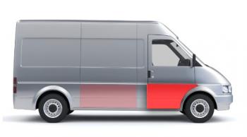 1 189 р. Панель правой двери (ремонтная) Wisentbull Peugeot Boxer 244 (2002-2006)  с доставкой в г. Вологда. Увеличить фотографию 2
