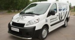 18 299 р. Одинарная защита переднего бампера из трубы диаметром 63 мм SLITKOFF Peugeot Expert G9 минивэн дорестайлинг (2007-2013)  с доставкой в г. Вологда. Увеличить фотографию 4