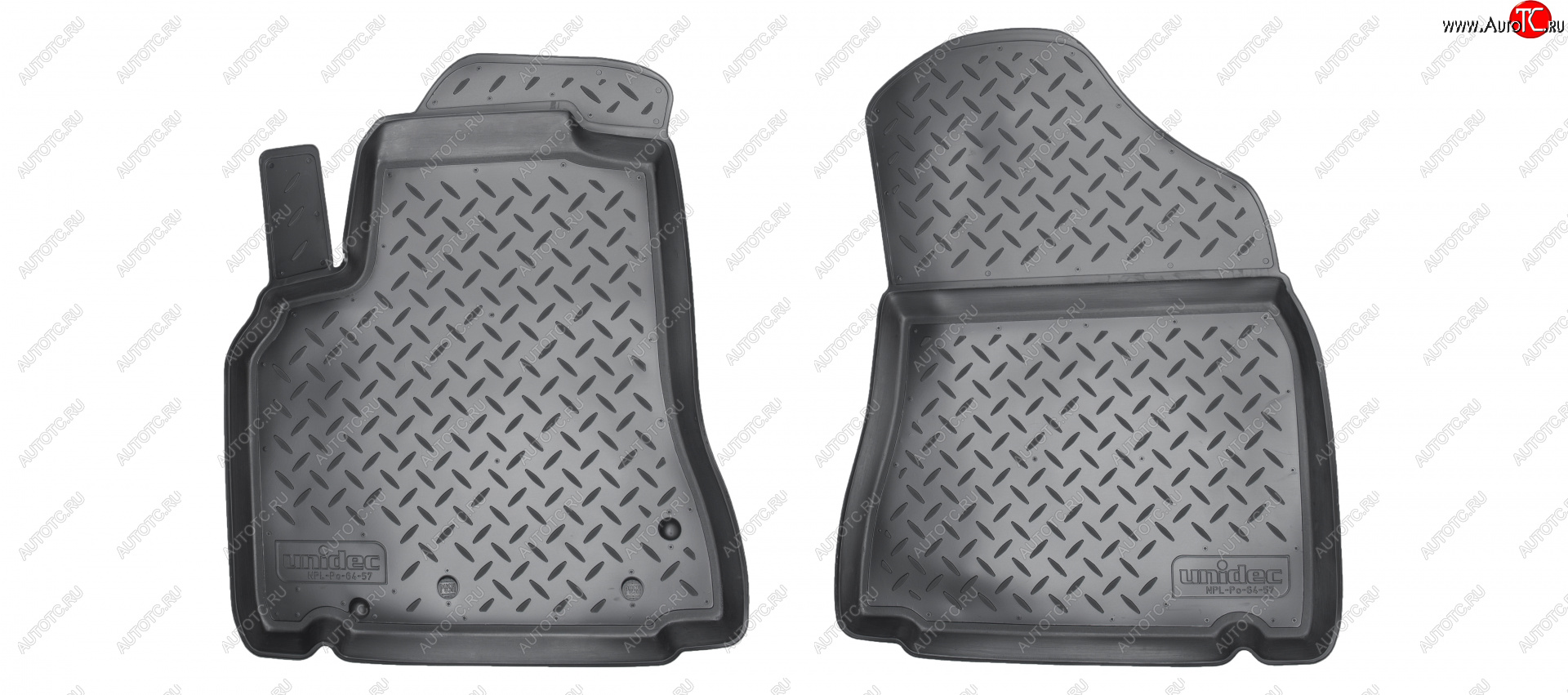 1 339 р. Коврики салона Norplast Unidec (передние) Peugeot Partner Tepee (2008-2012) (черные)  с доставкой в г. Вологда
