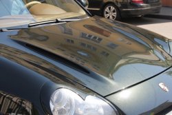 22 499 р. Пластиковый капот ENCO EXCLUSIVE Porsche Cayenne 955 (2002-2006) (Неокрашенный)  с доставкой в г. Вологда. Увеличить фотографию 4