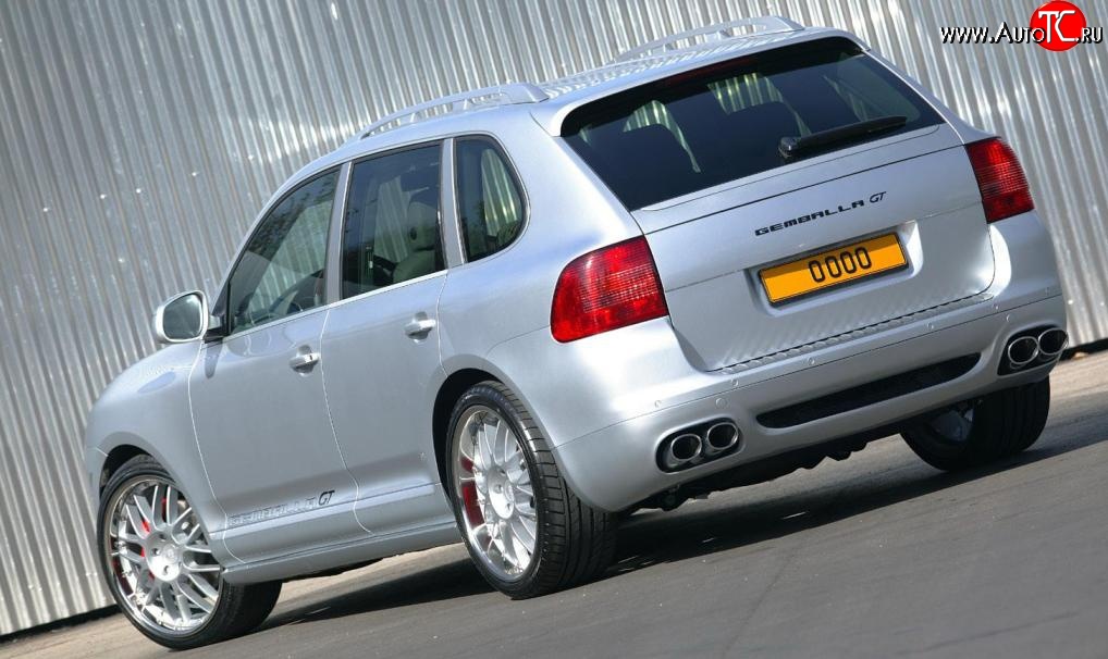 21 499 р. Накладка заднего бампера Gemballa Aero I Porsche Cayenne 955 (2002-2006) (Неокрашенная)  с доставкой в г. Вологда