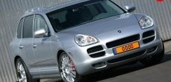 18 449 р. Комплект порогов Gemballa Aero I Porsche Cayenne 955 (2002-2006) (Неокрашенные)  с доставкой в г. Вологда. Увеличить фотографию 2