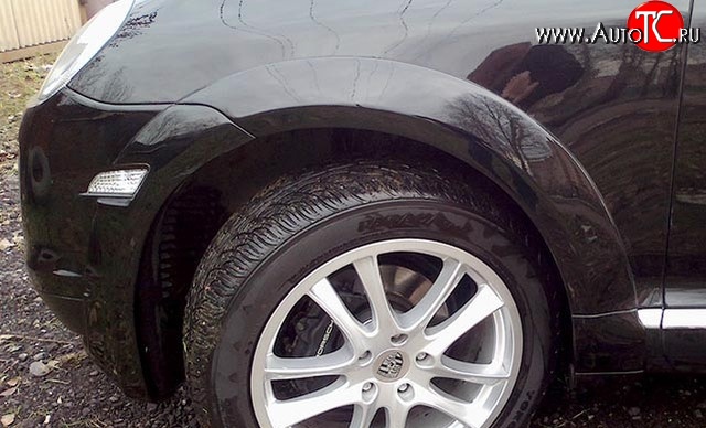 24 549 р. Комплект накладок на колёсные арки Je Design Porsche Cayenne 957 (2007-2010) (Неокрашенные)  с доставкой в г. Вологда