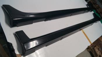 4 949 р. Пороги накладки Mugen Honda Accord 8 CU седан дорестайлинг (2008-2011) (Неокрашенные)  с доставкой в г. Вологда. Увеличить фотографию 12