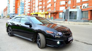 4 949 р. Пороги накладки Mugen Honda Accord 8 CU седан дорестайлинг (2008-2011) (Неокрашенные)  с доставкой в г. Вологда. Увеличить фотографию 7