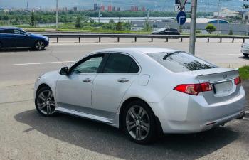 4 949 р. Пороги накладки Mugen Honda Accord 8 CU седан дорестайлинг (2008-2011) (Неокрашенные)  с доставкой в г. Вологда. Увеличить фотографию 8