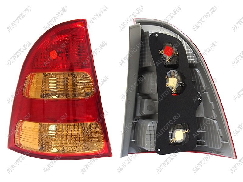 3 599 р. Левый фонарь SAT (13-61)  Toyota Corolla Fielder  E120 (2000-2002) универсал дорестайлинг  с доставкой в г. Вологда
