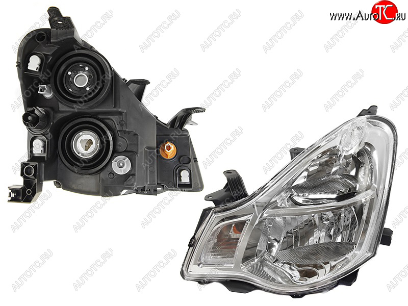 4 999 р. Левая фара передняя SAT  Nissan Almera  G15 (2012-2019) седан  с доставкой в г. Вологда