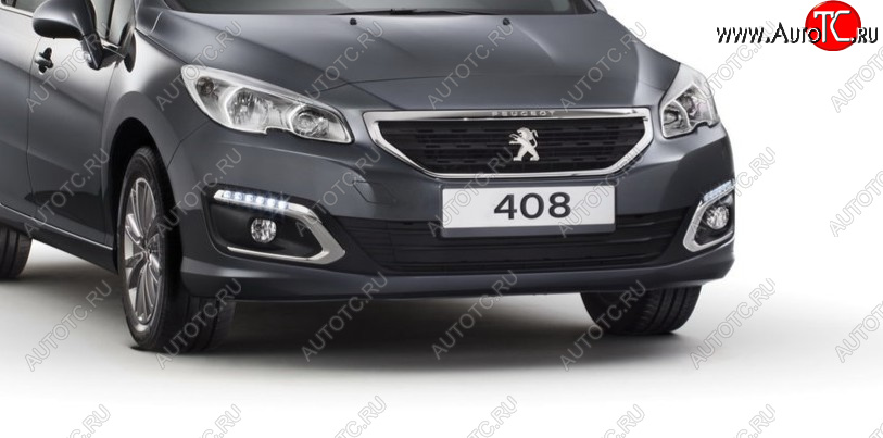 8 799 р. Бампер передний BodyParts  Peugeot 408 (2010-2017)  дорестайлинг (Неокрашенный)  с доставкой в г. Вологда