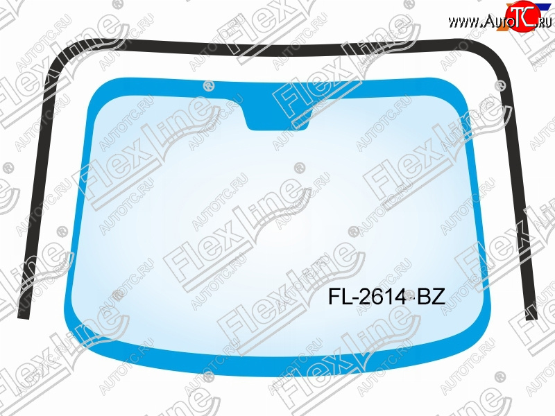 2 599 р. Молдинг лобового стекла (П-образный) FLEXLINE Toyota Belta/Yaris XP90 седан (2005-2012)  с доставкой в г. Вологда