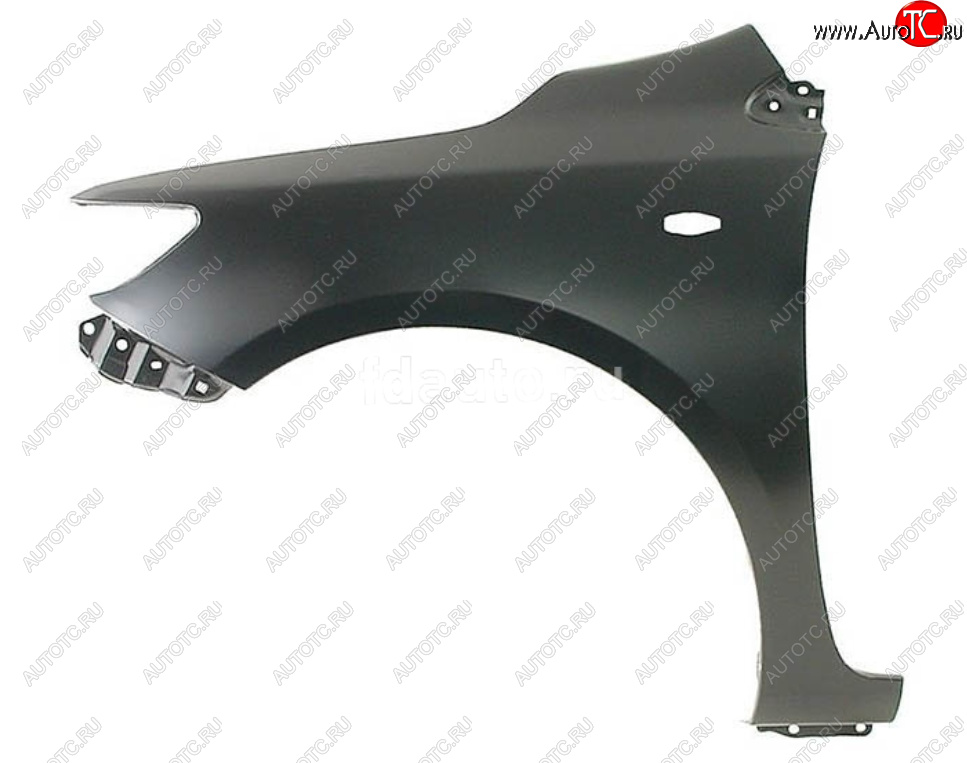 11 999 р. Левое крыло (с отверстием под повторитель поворота) BodyParts  Toyota Corolla  E150 (2006-2010) седан дорестайлинг (Неокрашенное)  с доставкой в г. Вологда