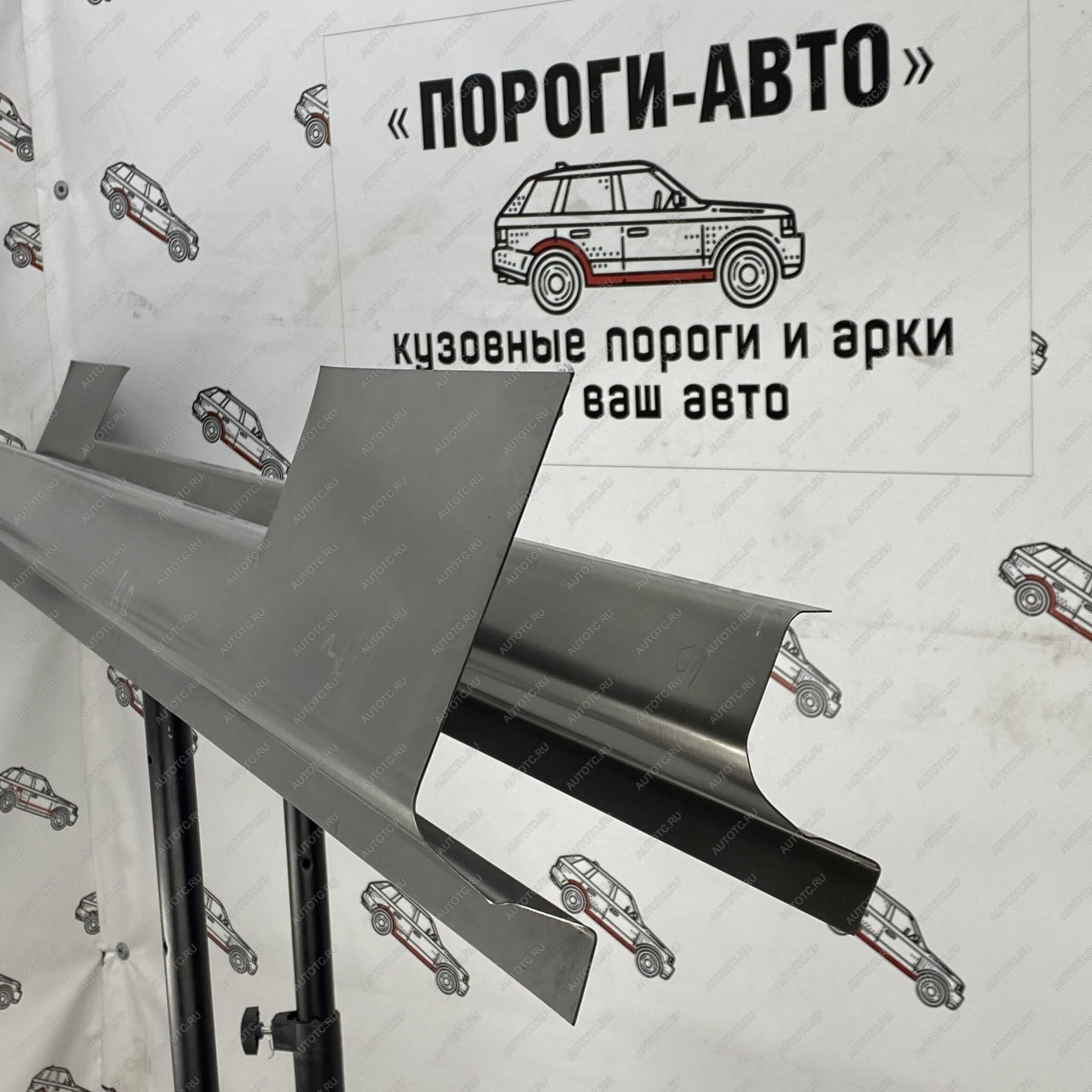 5 649 р. Ремкомплект порогов (2 шт.) Пороги-Авто Honda Civic FD седан дорестайлинг (2005-2008) (Холоднокатанная сталь 1 мм)  с доставкой в г. Вологда