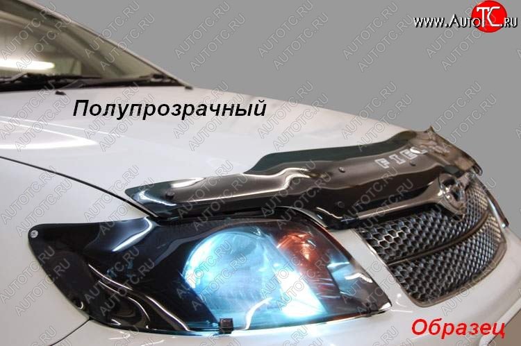 1 999 р. Защита фар CA-Plastic  Honda Jazz (2001-2008) (Classic полупрозрачный)  с доставкой в г. Вологда