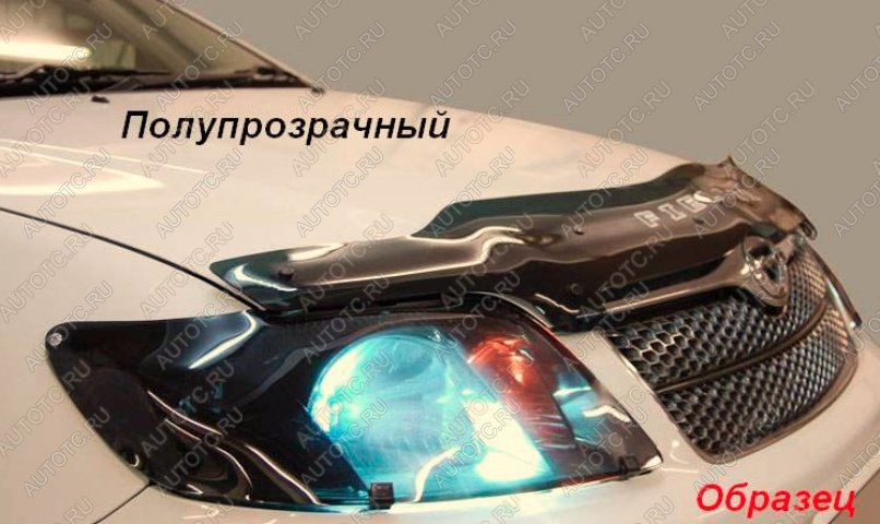 1 759 р. Защита фар CA-Plastic Nissan Pathfinder R51 дорестайлинг (2004-2007) (Classic полупрозрачный)  с доставкой в г. Вологда